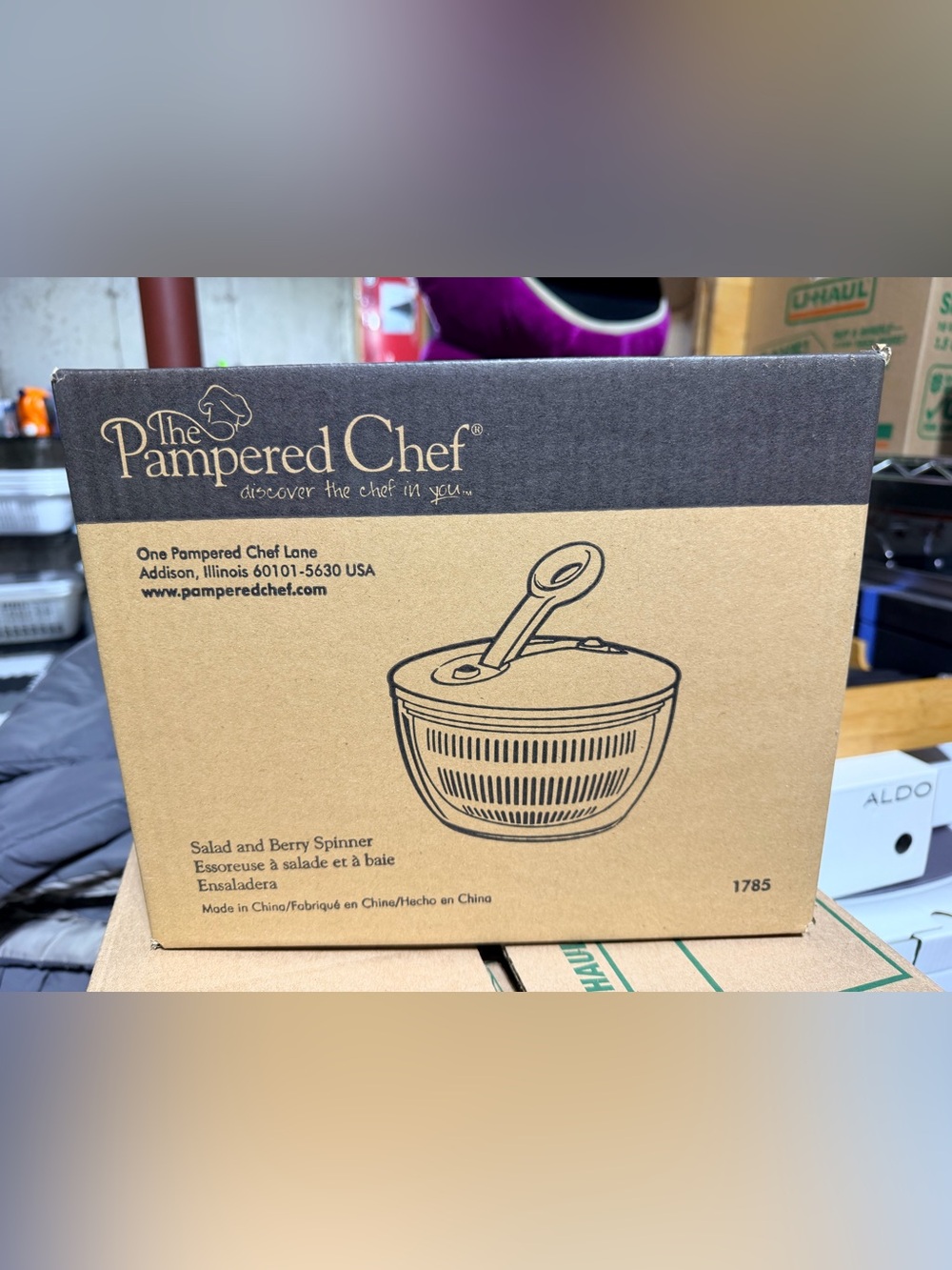 Pampered Chef 1785 Salad & Berry Spinner and Lid